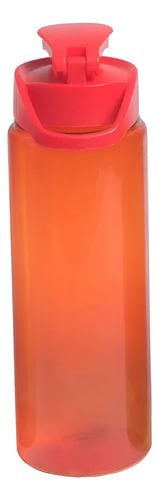 Botella De Agua Deportiva Dehuka Dakar 750ml Roja - Color Sólido Brillante - Tapa A Rosca - Gran Capacidad