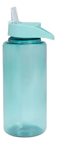 Botella De Agua Deportiva Dehuka Big 1100ml Full Aquamarine, Pico Bebedero, Asa Superior, Libre De Bpa