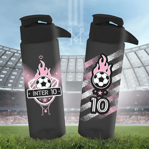 Botella Dehuka Dakar 750ml Miami Football Motivacional - Negro 2