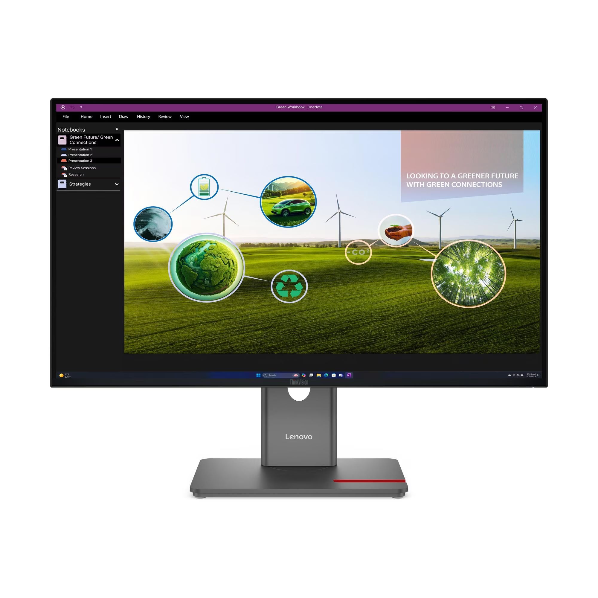 Monitor Lenovo ThinkVision P27Q-40 27" QHD IPS USB-C, Display Port, HDMI