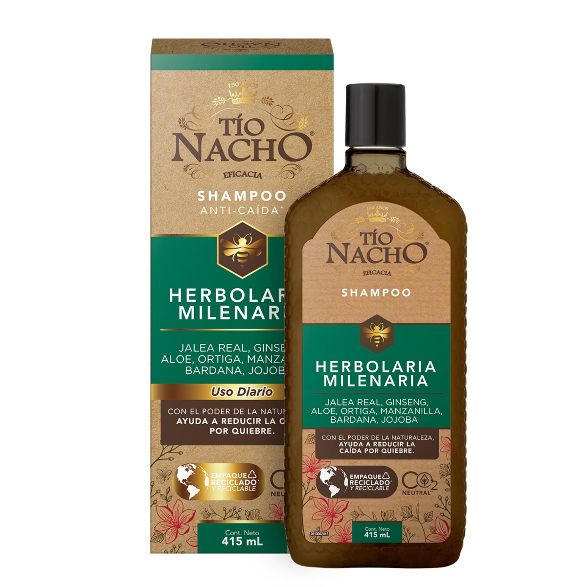 Shampoo Tío Nacho Herbolaria Milenaria 415 ml