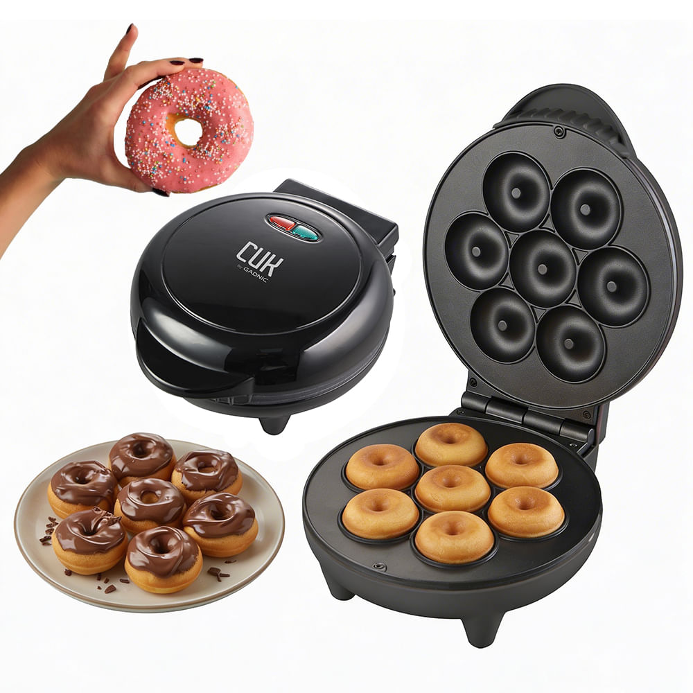 MáQuina De Mini Donas Cuk By Gadnic Mini Antiadherente 750w