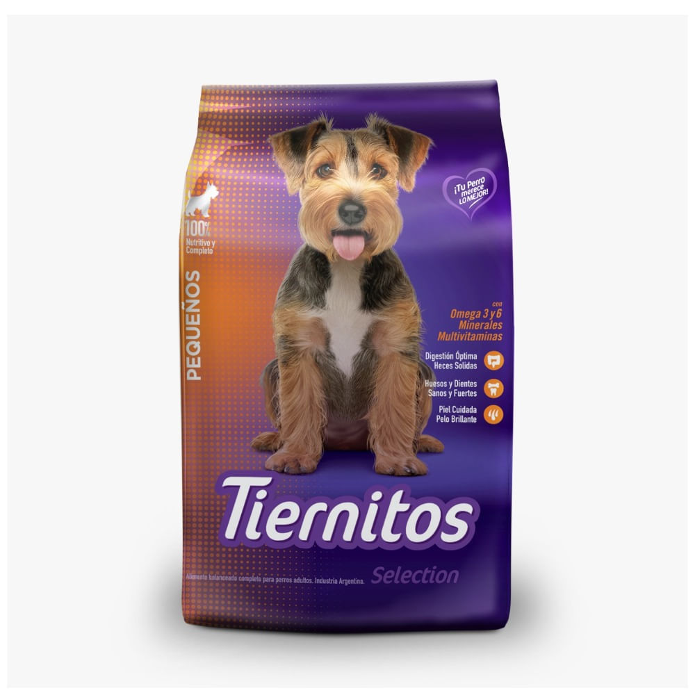 Alimento para perros razas pequeñas Tiernitos 3 kg