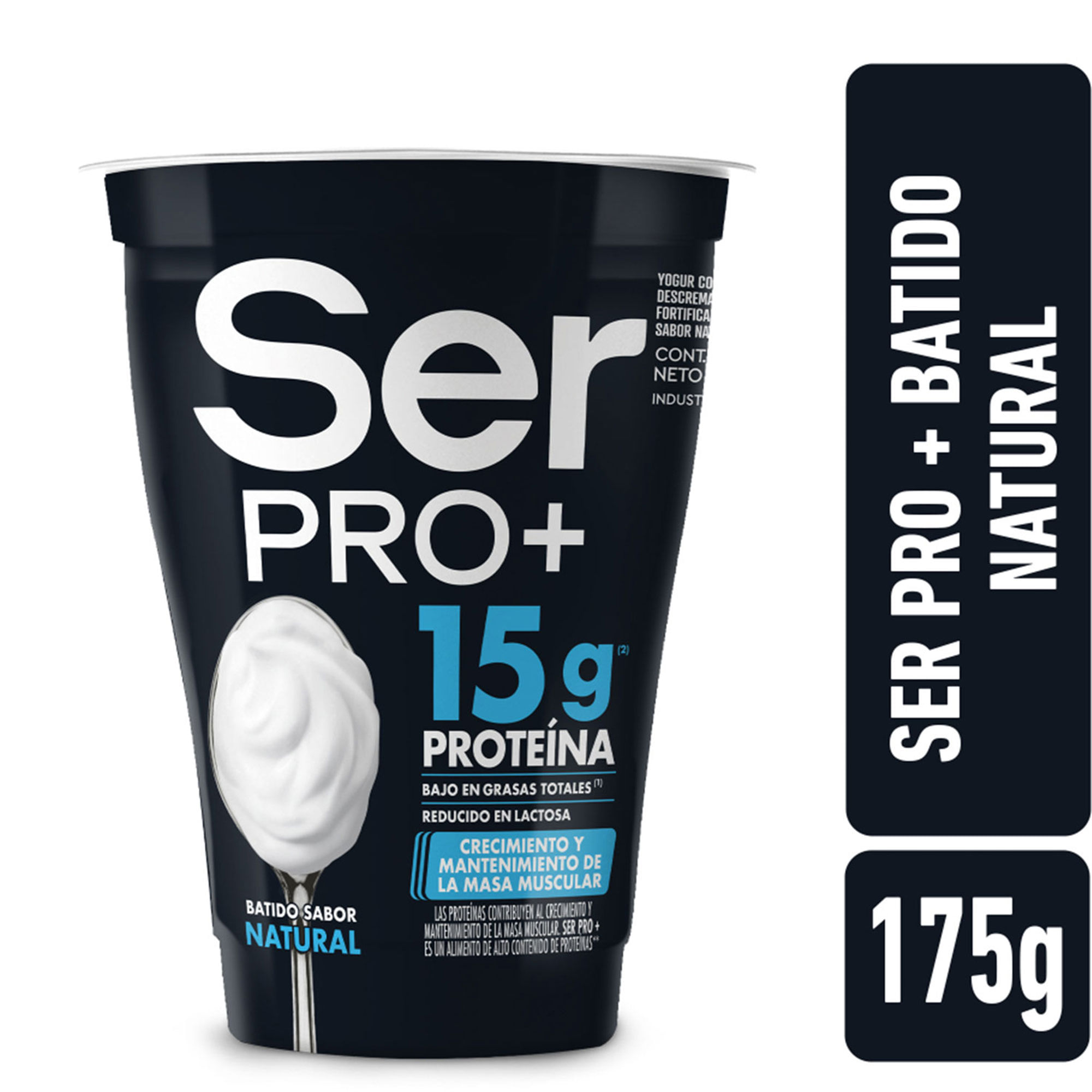 Yogur Batido Ser Pro+ Con Proteínas Natural 175 G