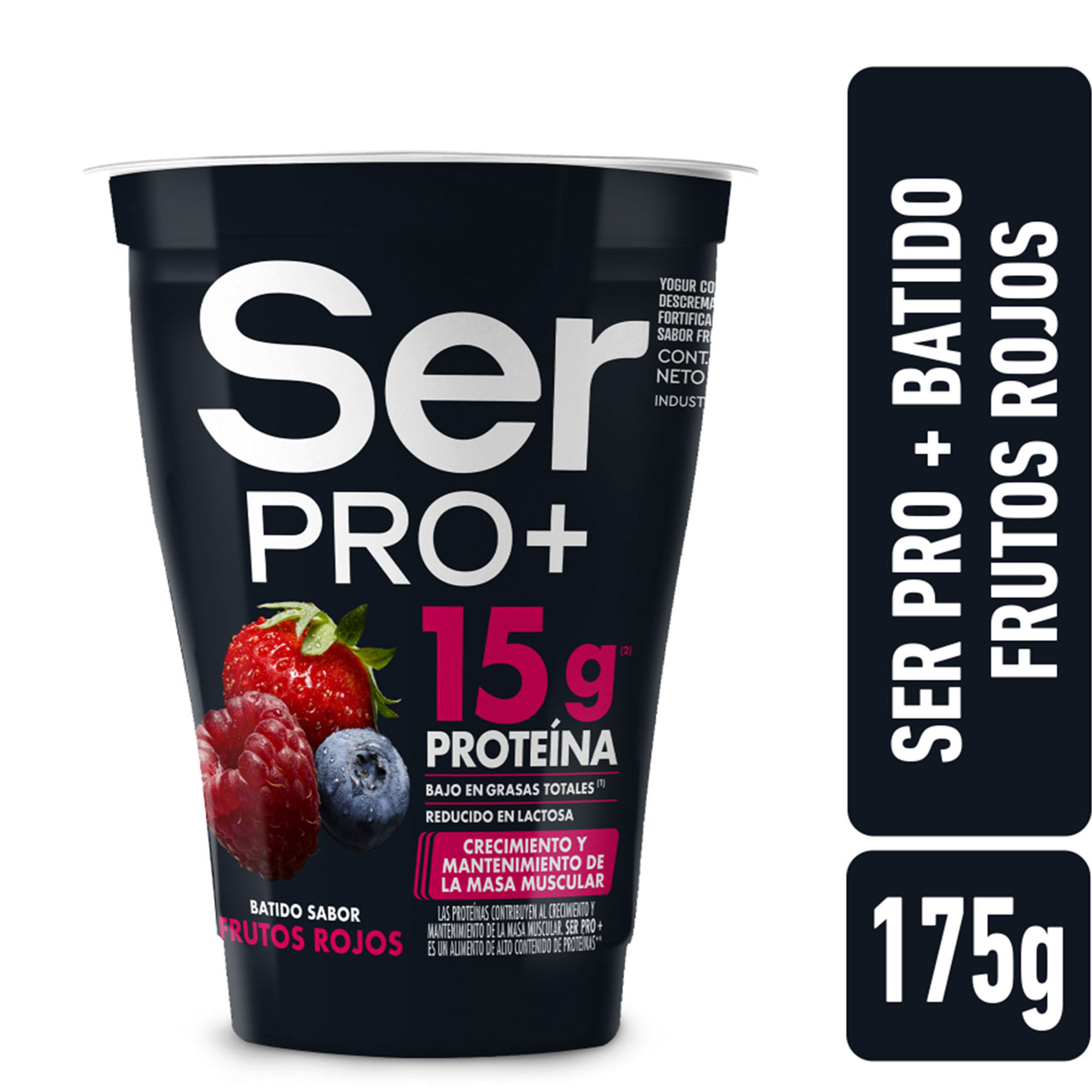 Yogur Batido Ser Pro+ Con Proteínas Frutos Rojos 175 G