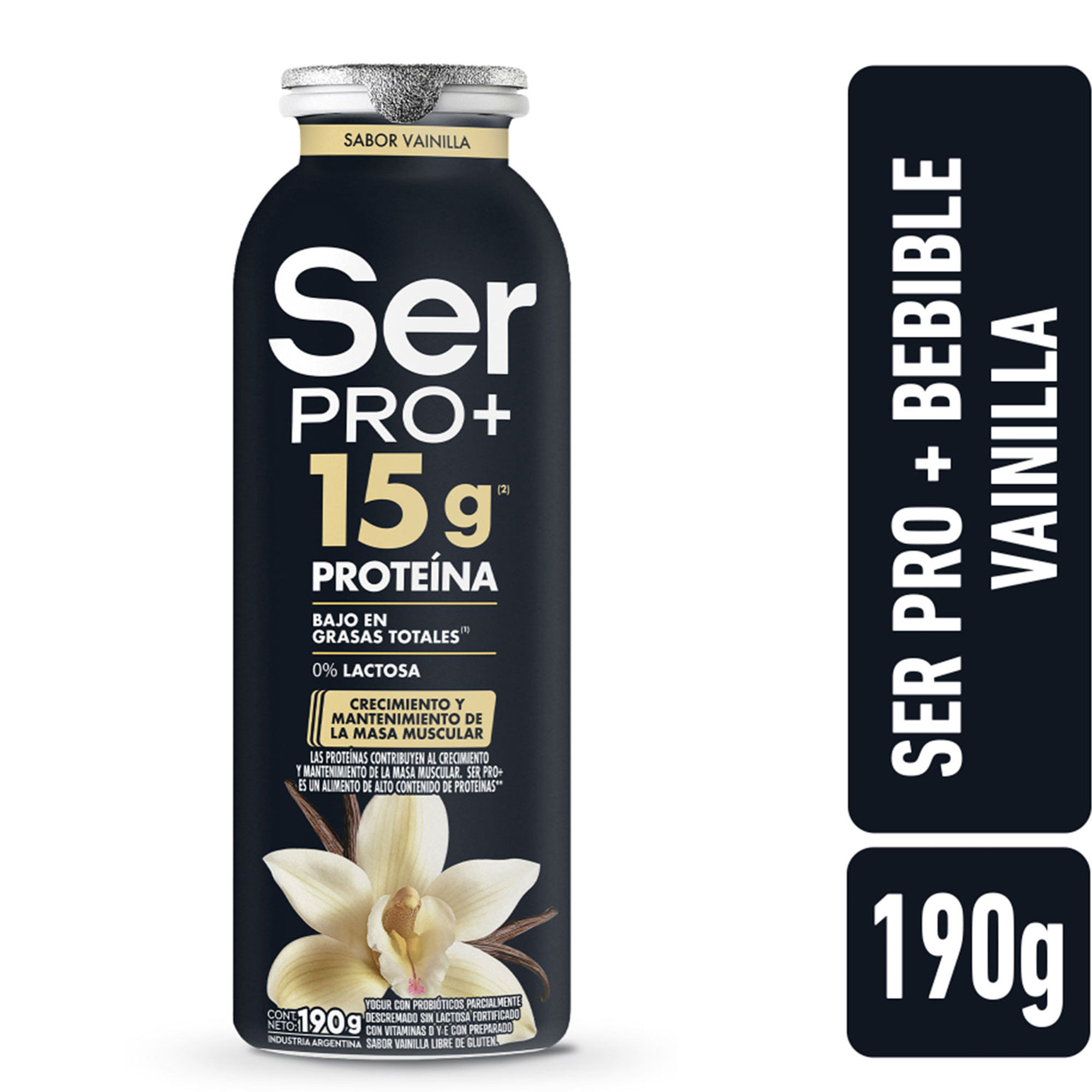 Yogur Bebible Ser Pro+ Con Proteínas Vainilla 190 G