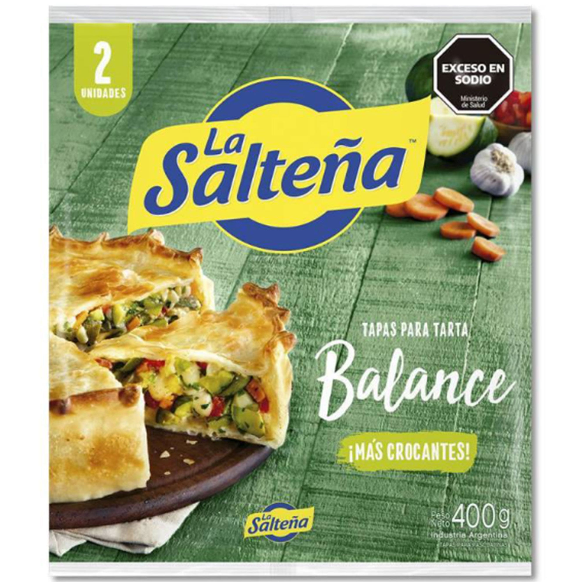 Tapas Para Tarta La Salteña Balance 2 U 400 G