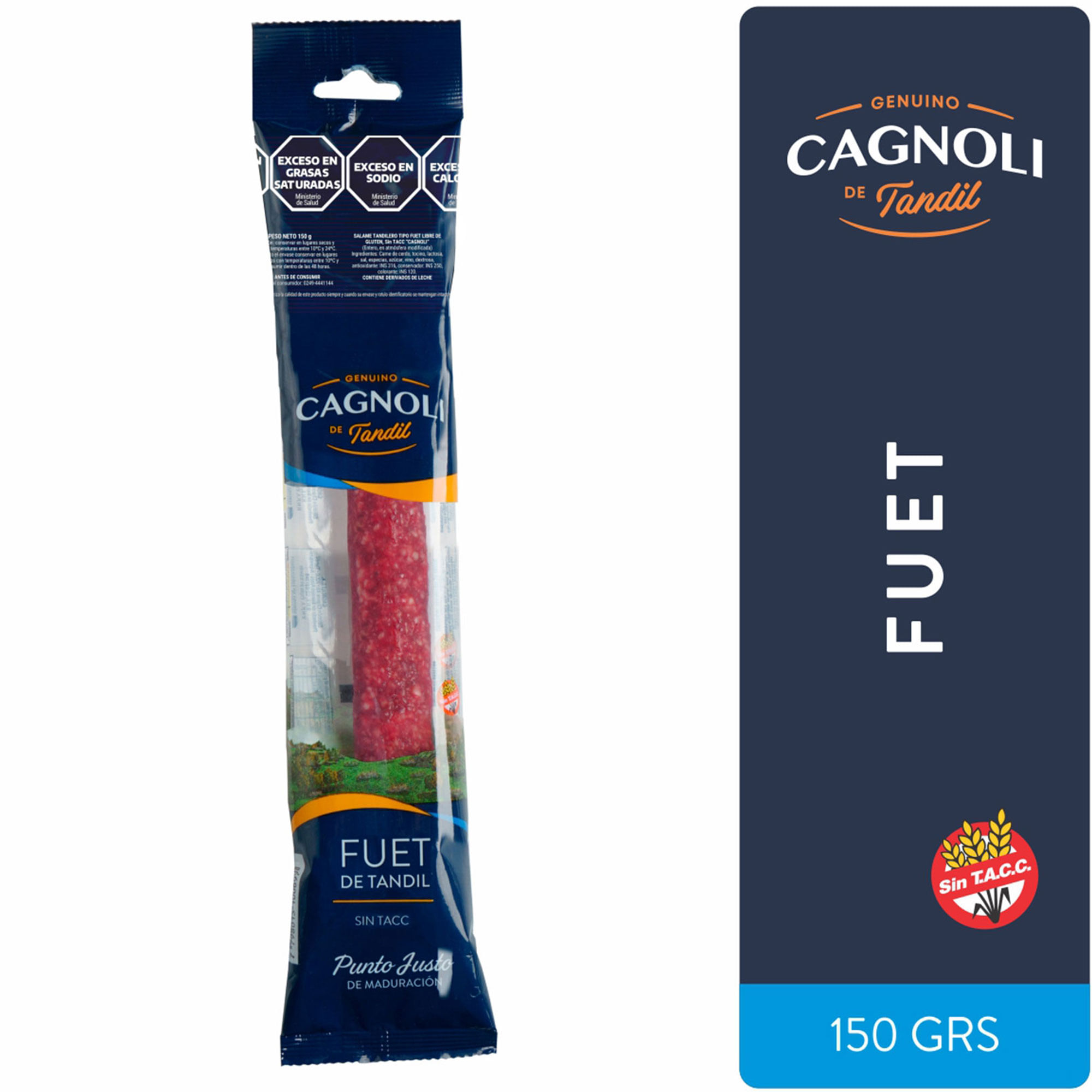 Salame Fuet Cagnoli De Tandil 150 G