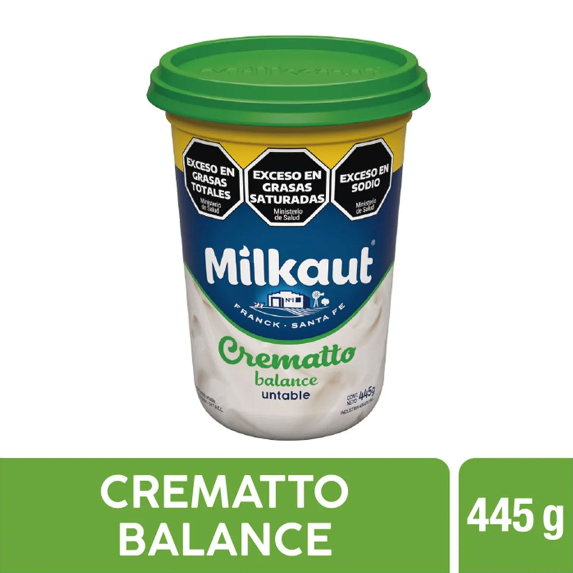 Queso Untable Milkaut Crematto Balance 445 G
