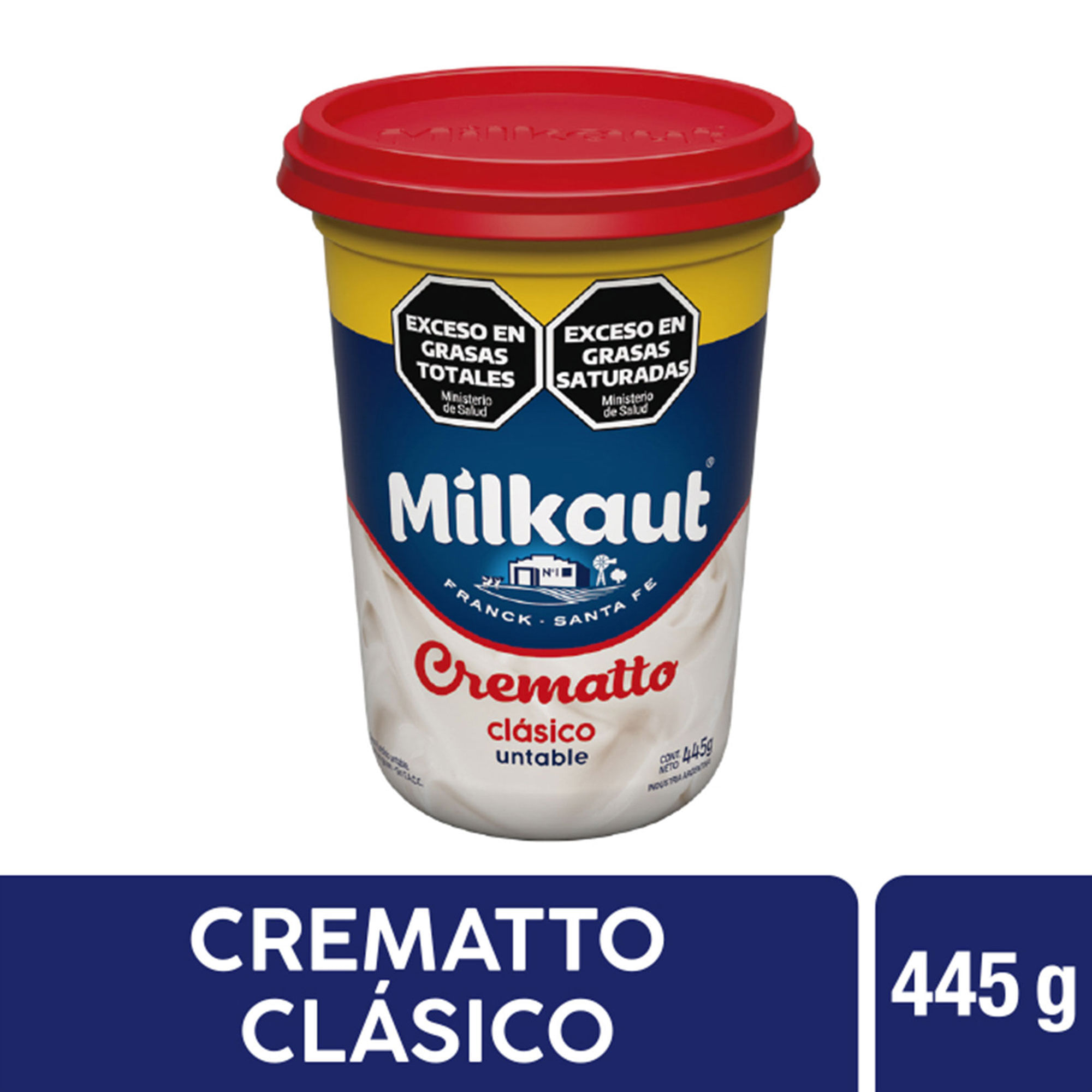 Queso Untable Milkaut Crematto Clásico 445 G