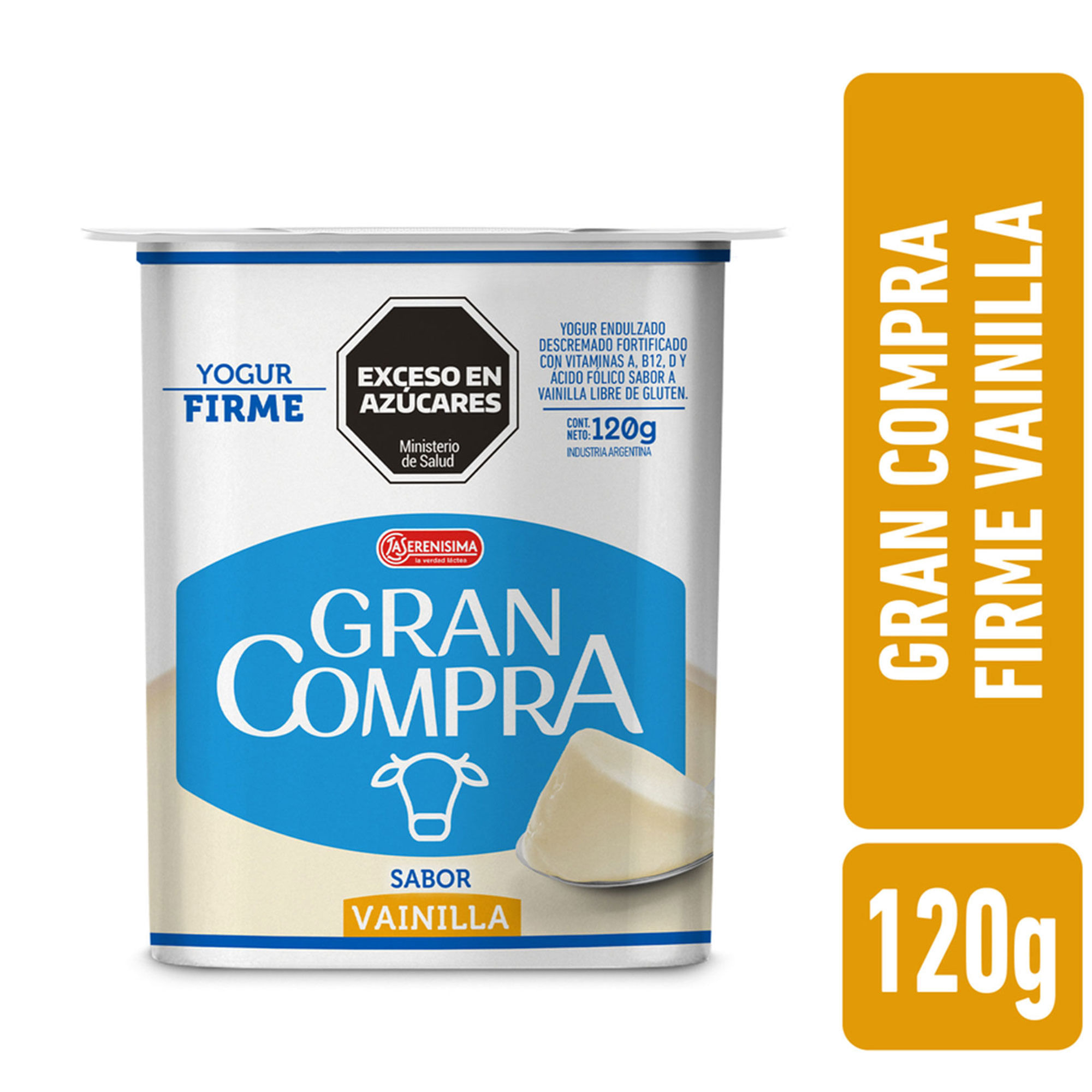 Yogur Firme Gran Compra Vainilla 120 G