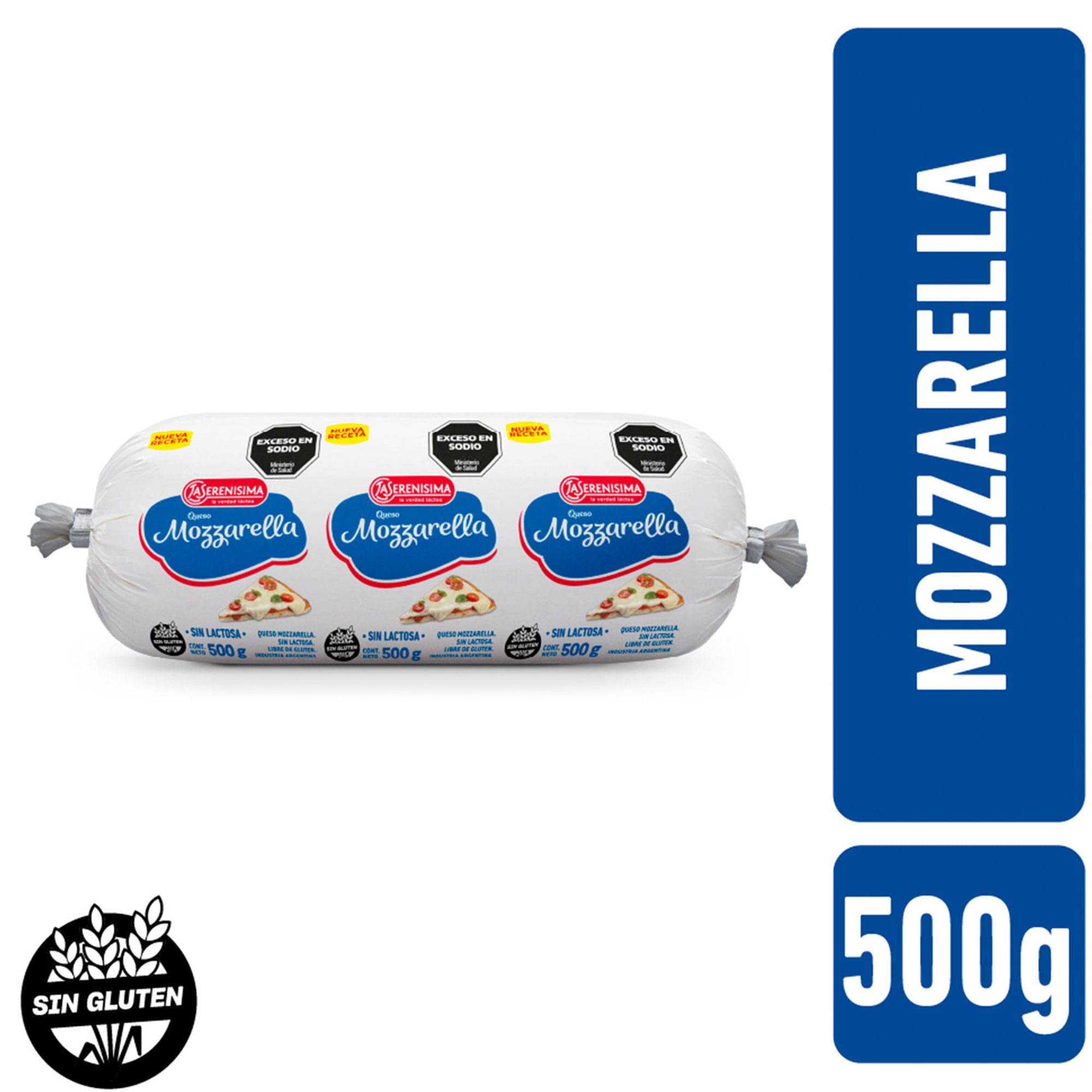 Queso Mozzarella La Serenísima Sin Lactosa 500 G