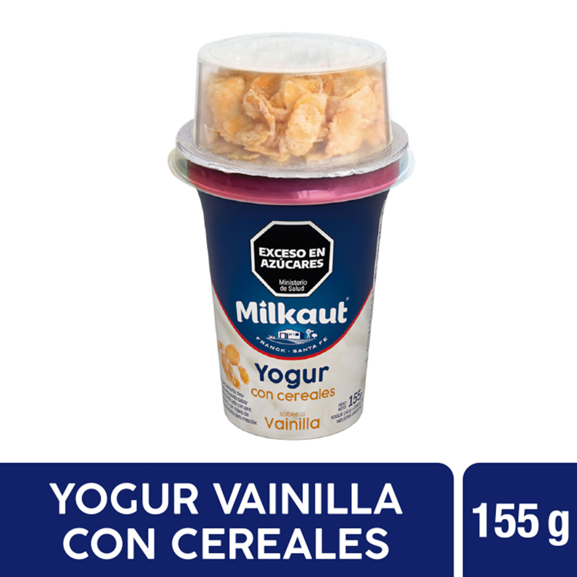 Yogur Entero Milkaut Con Cereales 155 G
