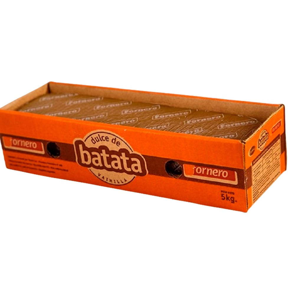 Dulce de batata Fornero con vainilla x kg.