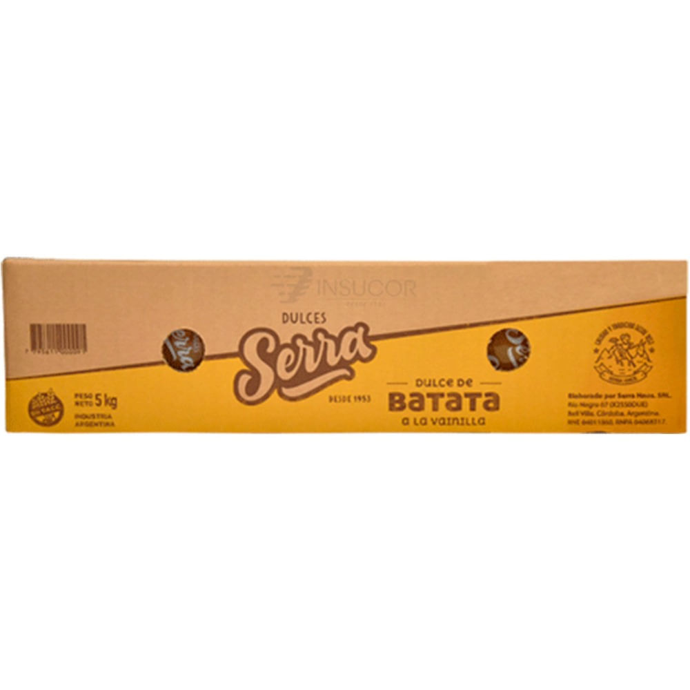 Dulce de batata Serra x kg.