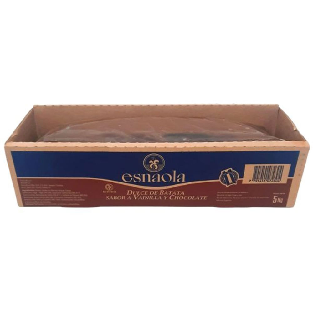 Dulce de batata vainilla con cacao Esnaola x kg