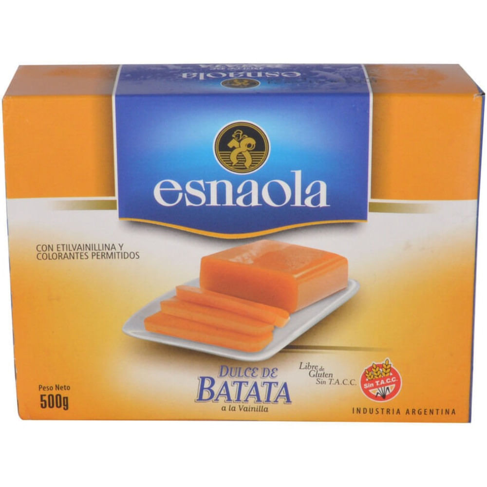 Dulce De Batata Esnaola 500 G