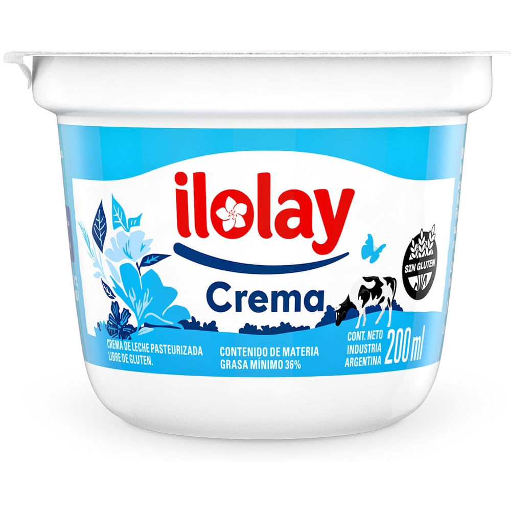 Crema de leche Ilolay 200 cc