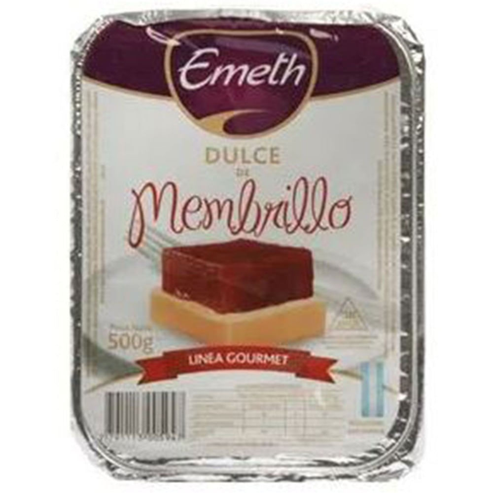 Dulce de membrillo bandeja Emeth 500 g.