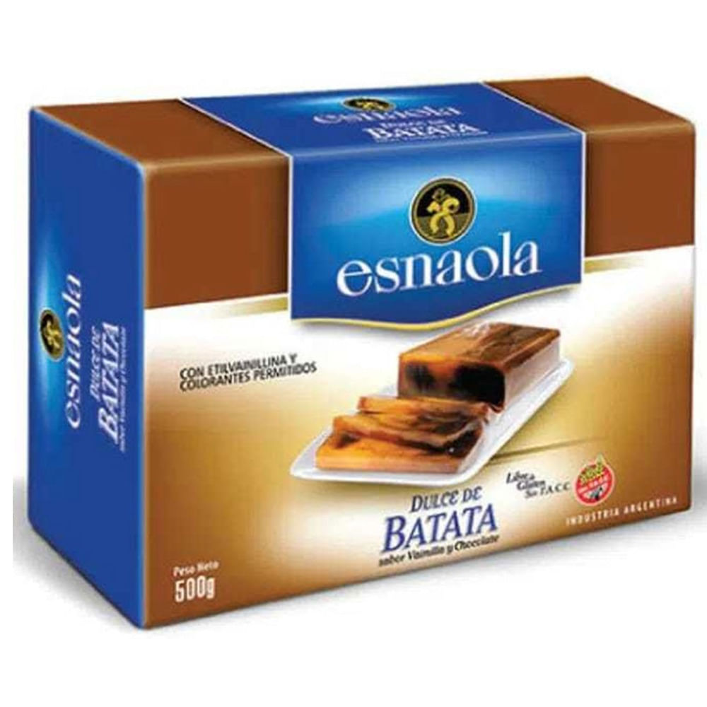 Dulce De Batata Esnaola Con Cacao 500 G