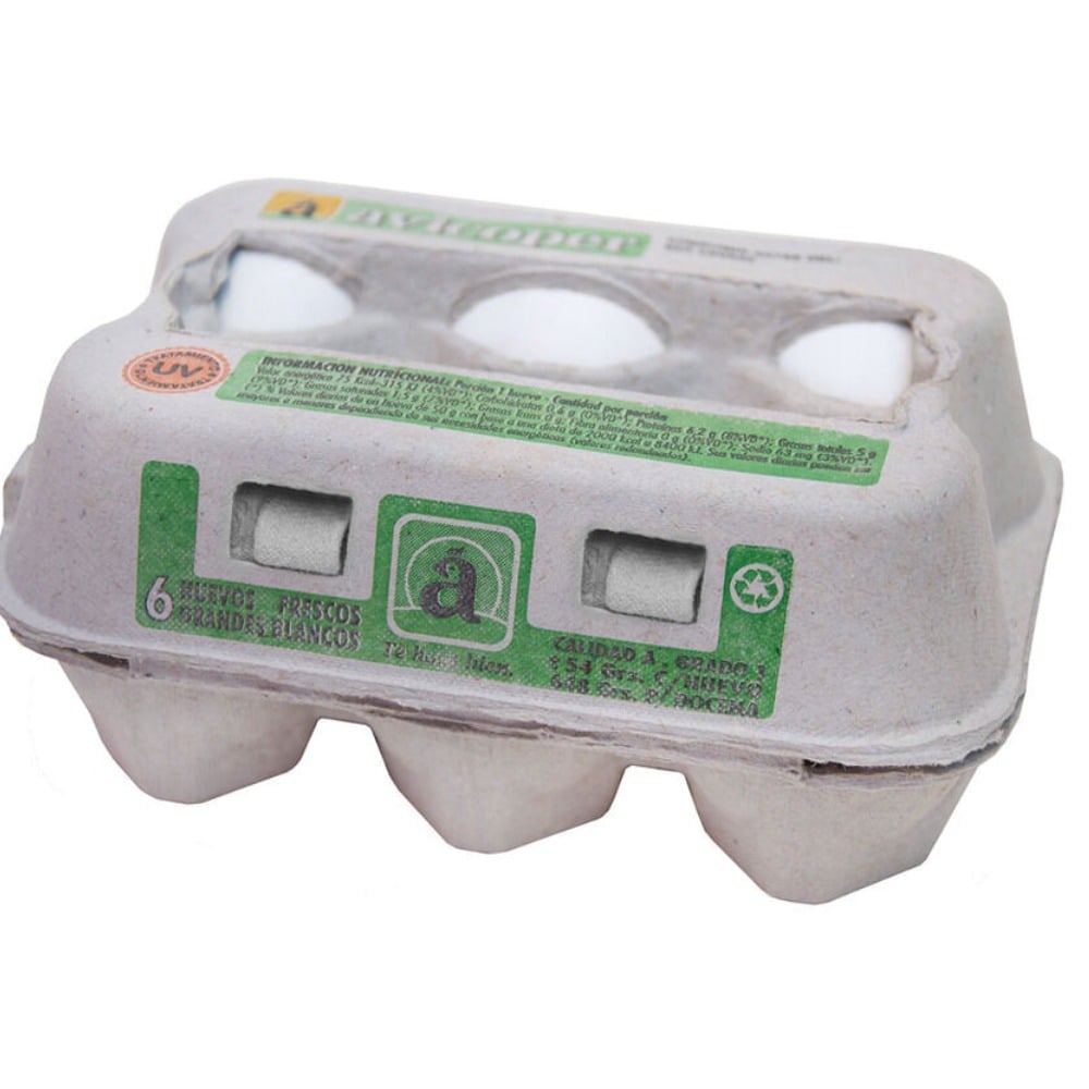 Huevos blancos Avicoper 6 u.