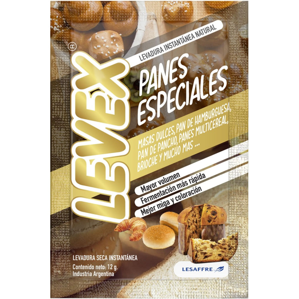 Levadura seca instantanea Levex panes especialies 12 grs