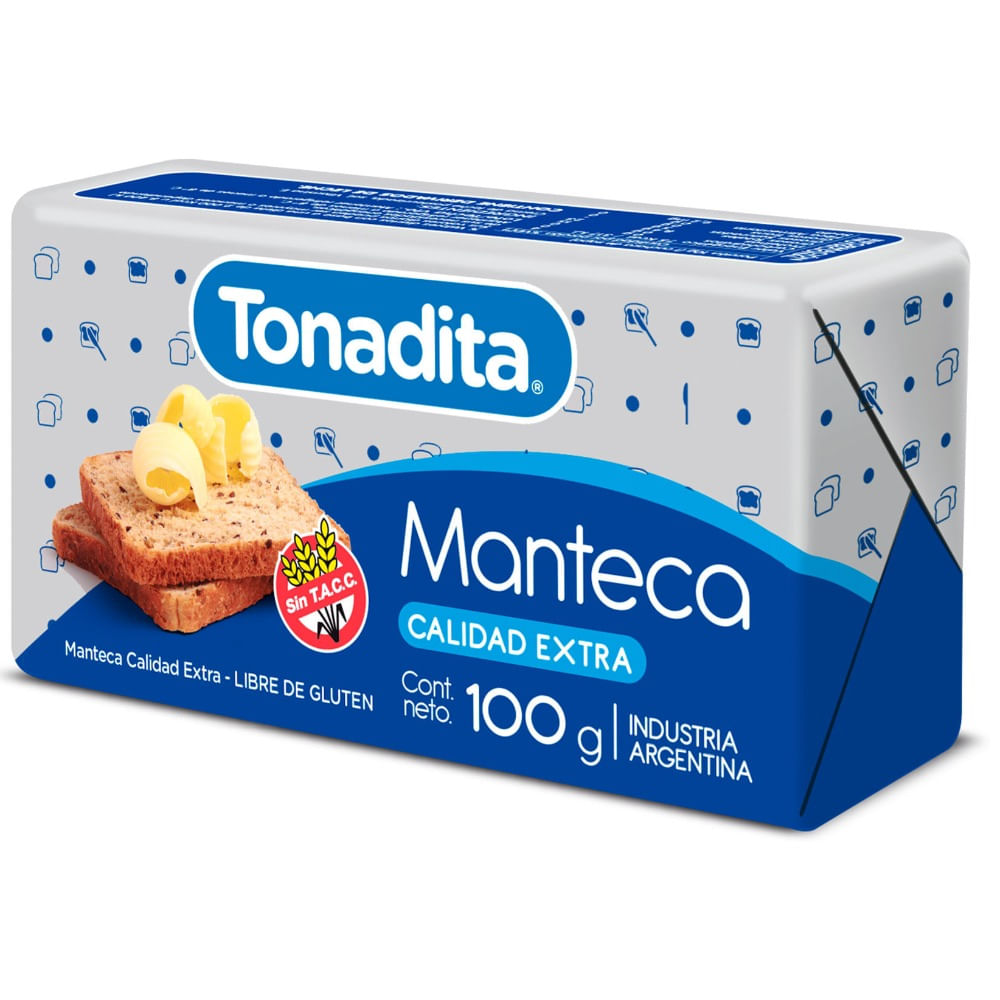 Manteca Tonadita Calidad Extra 100 G