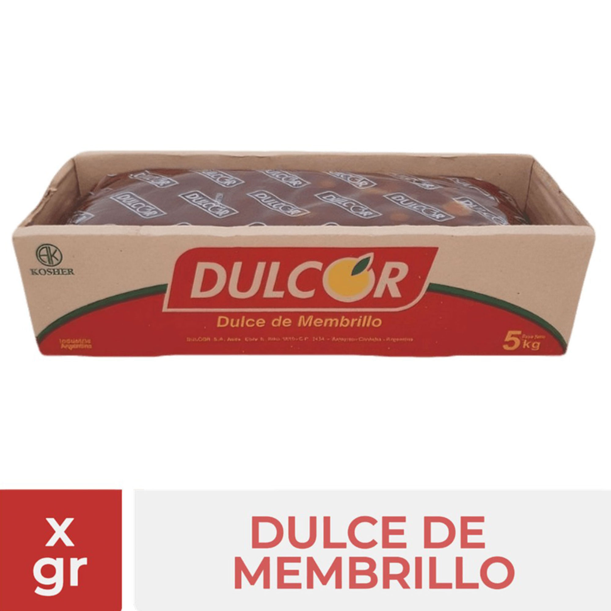 Dulce de membrillo Dulcor x kg