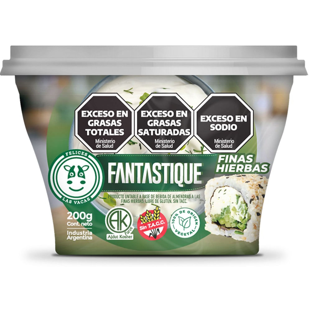 Untable fantastique finas hierbas Felices las vacas 200 g.