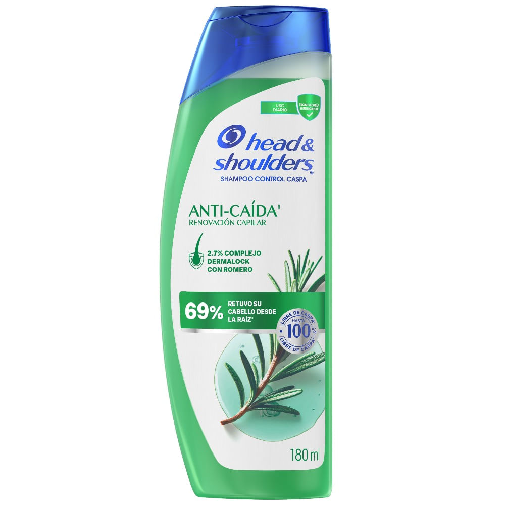 Shampoo Head & Shoulders Anti Caída Renovación Capilar 180 Ml