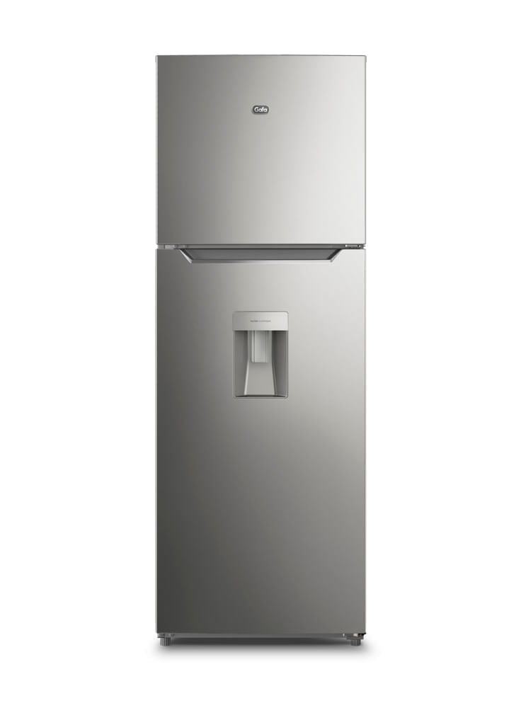 Heladera Gafa 319l Top Freezer Con Dispenser De Agua Plata Hgw311p