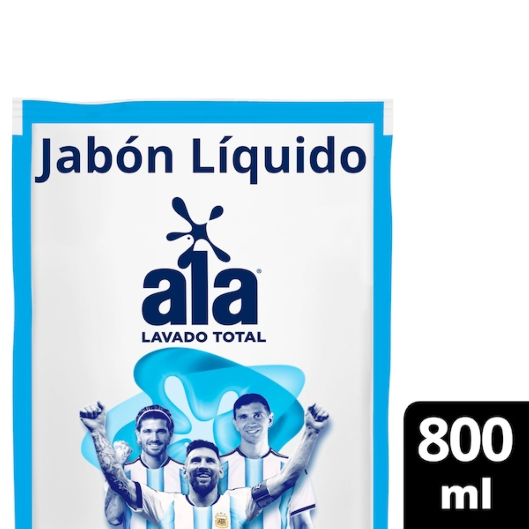 Jabón líquido Ala Matic máxima blancura 800 ml