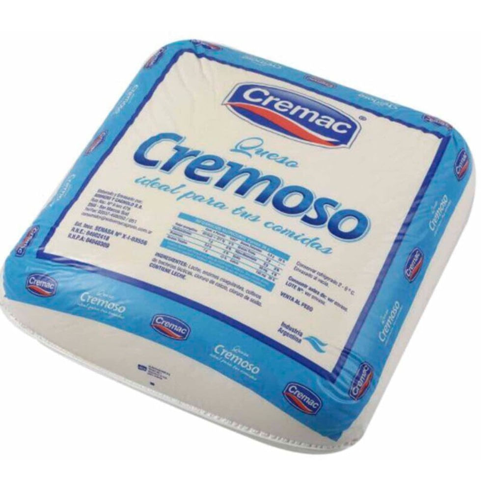 Queso cremoso Cremac x kg.