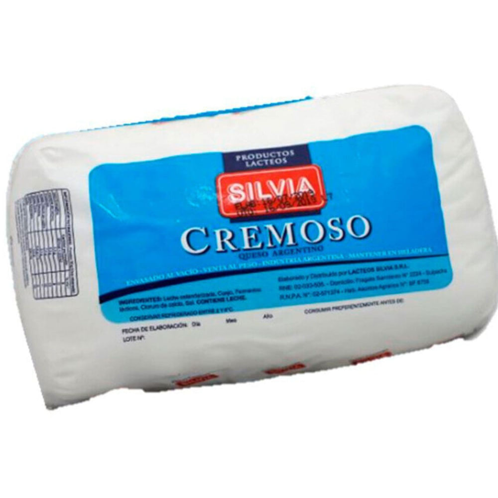 Queso cremoso Silvia media horma
