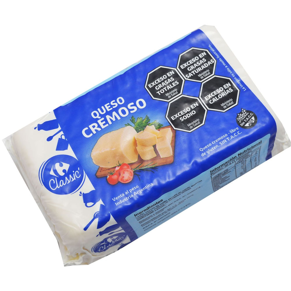 Queso cremoso Classic x kg.