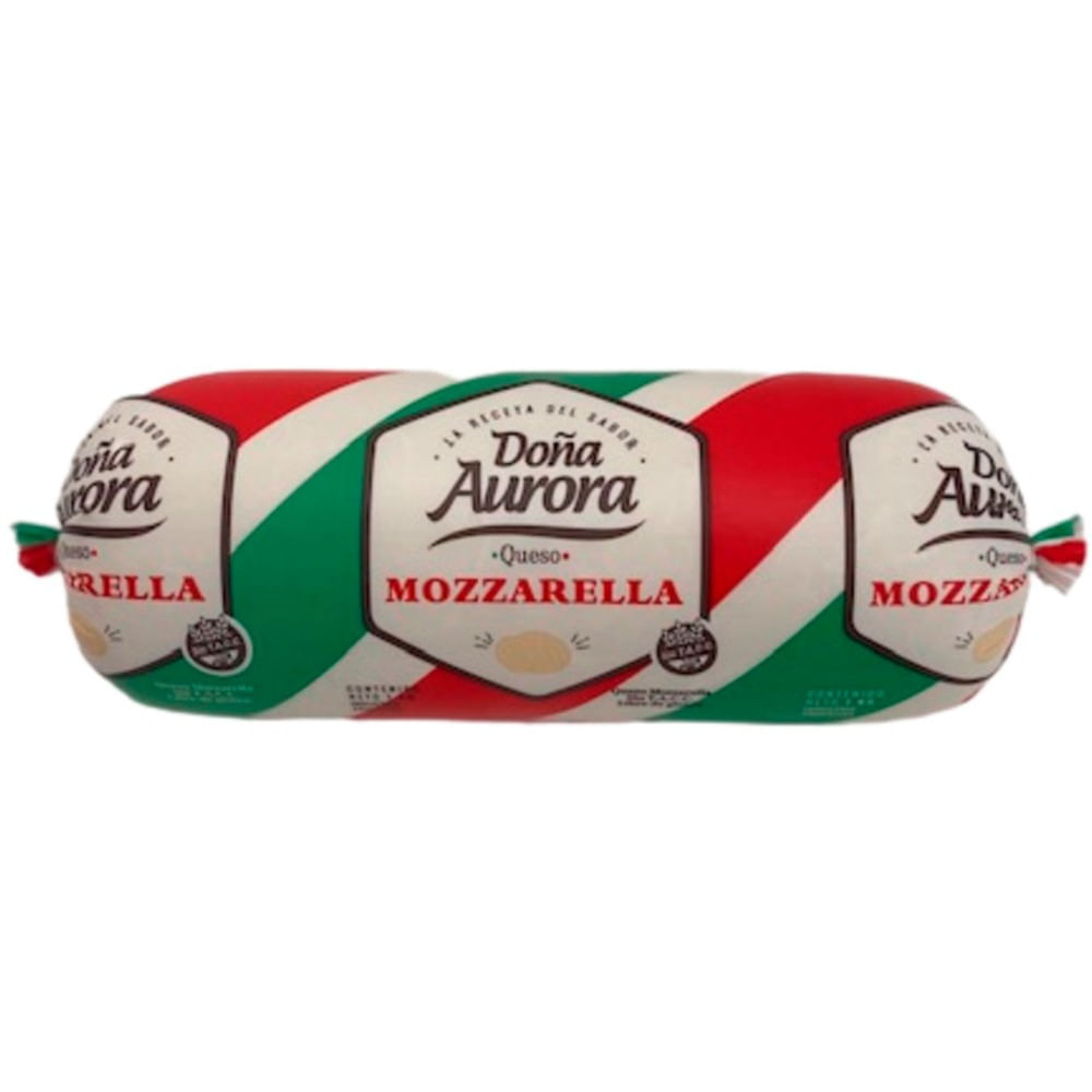 Queso mozzarella Doña Aurora cilindro x kg.