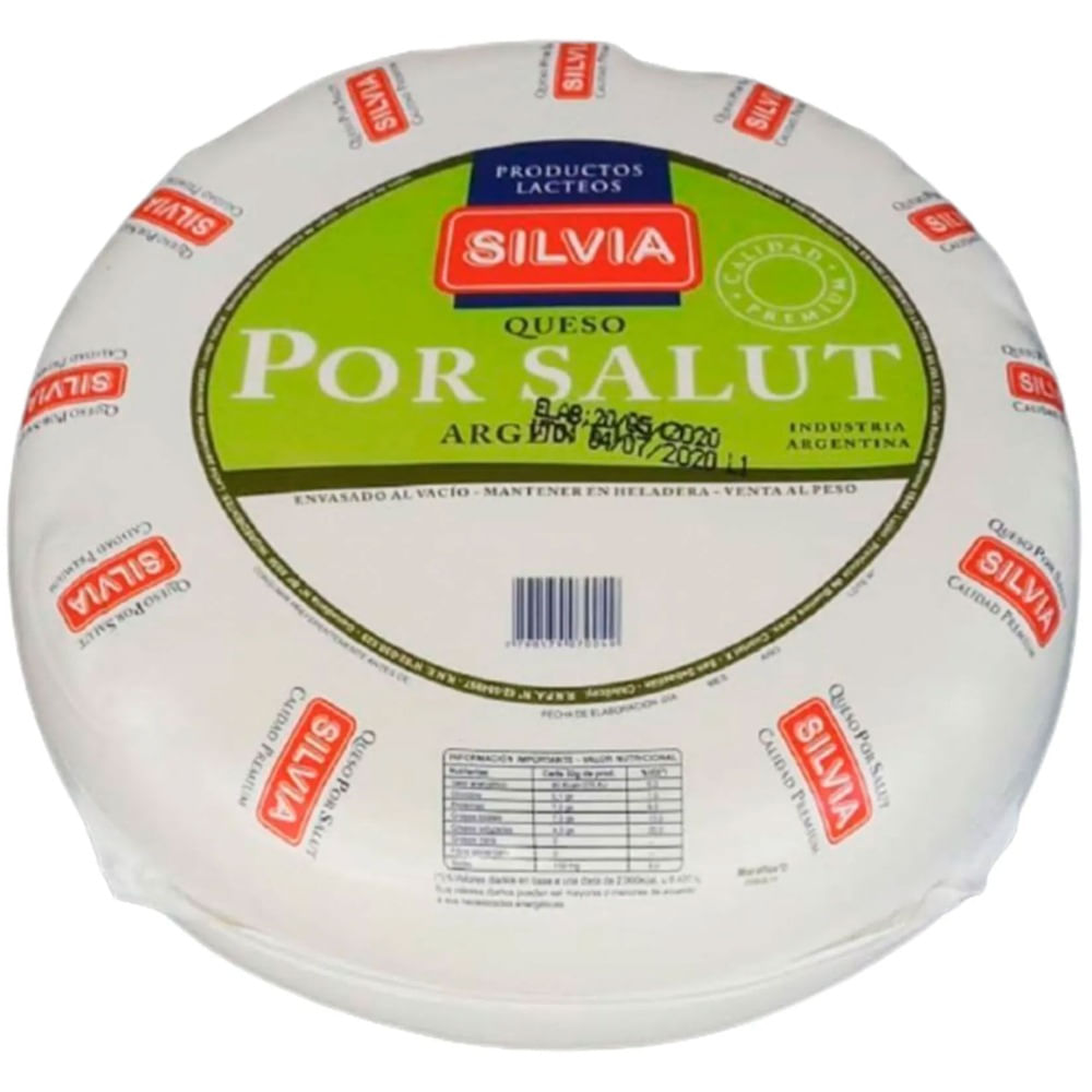 Queso port salut Silvia fraccionado reducido en grasa x kg.