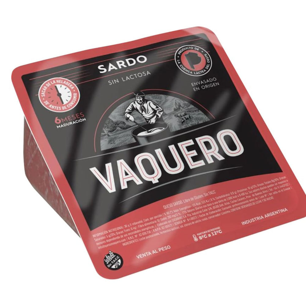 Queso sardo Vaquero fraccionado