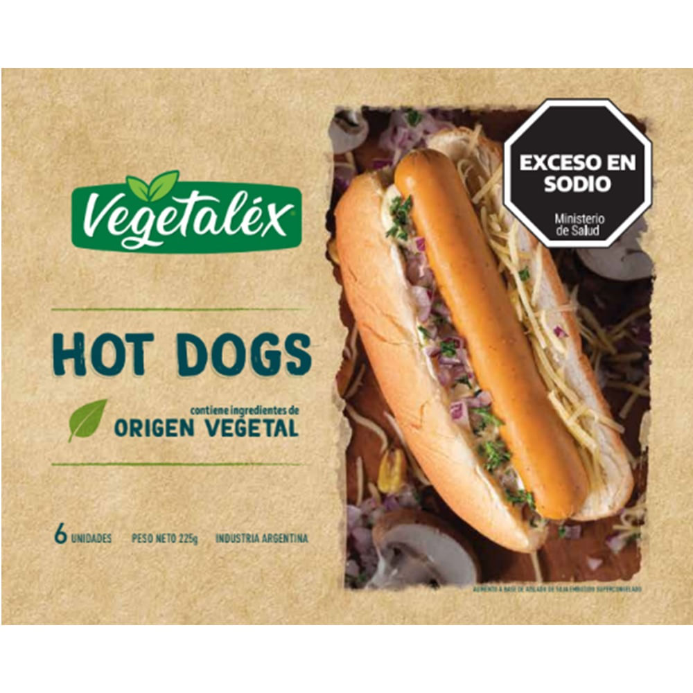 Salchichas Vegetalex Origen Vegetal 6 U 225 G