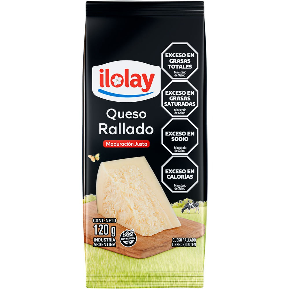 Queso rallado Ilolay 120 g.