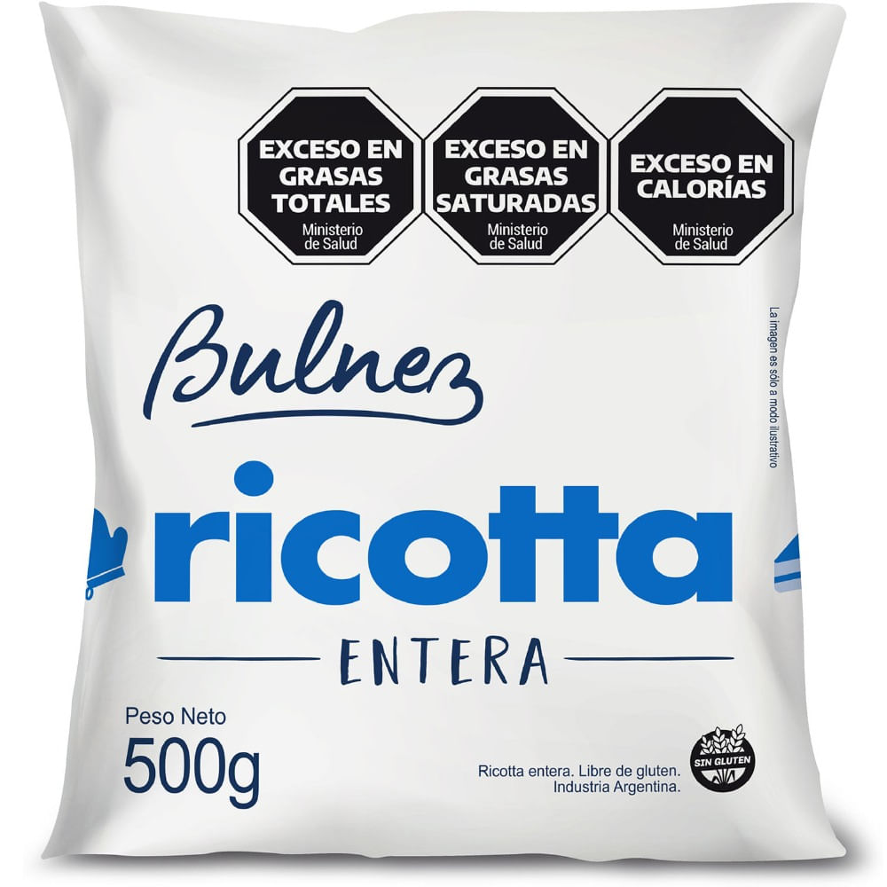 Ricotta entera Bulnez 500 grs