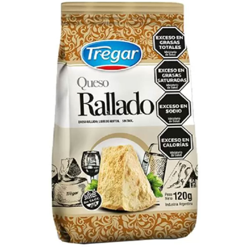 Queso rallado Tregar 120 g.