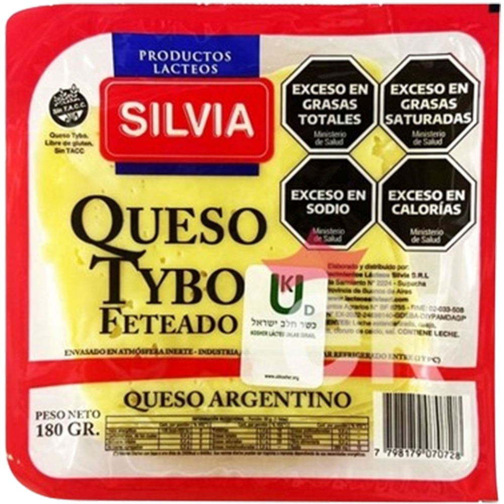 Queso Tybo Silvia Feteado 180 G