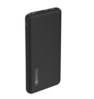 Klipxtreme  Power Bank 10.000mah usb-c + 2x usb-a 15w 5v/3a max output (kpb-500)