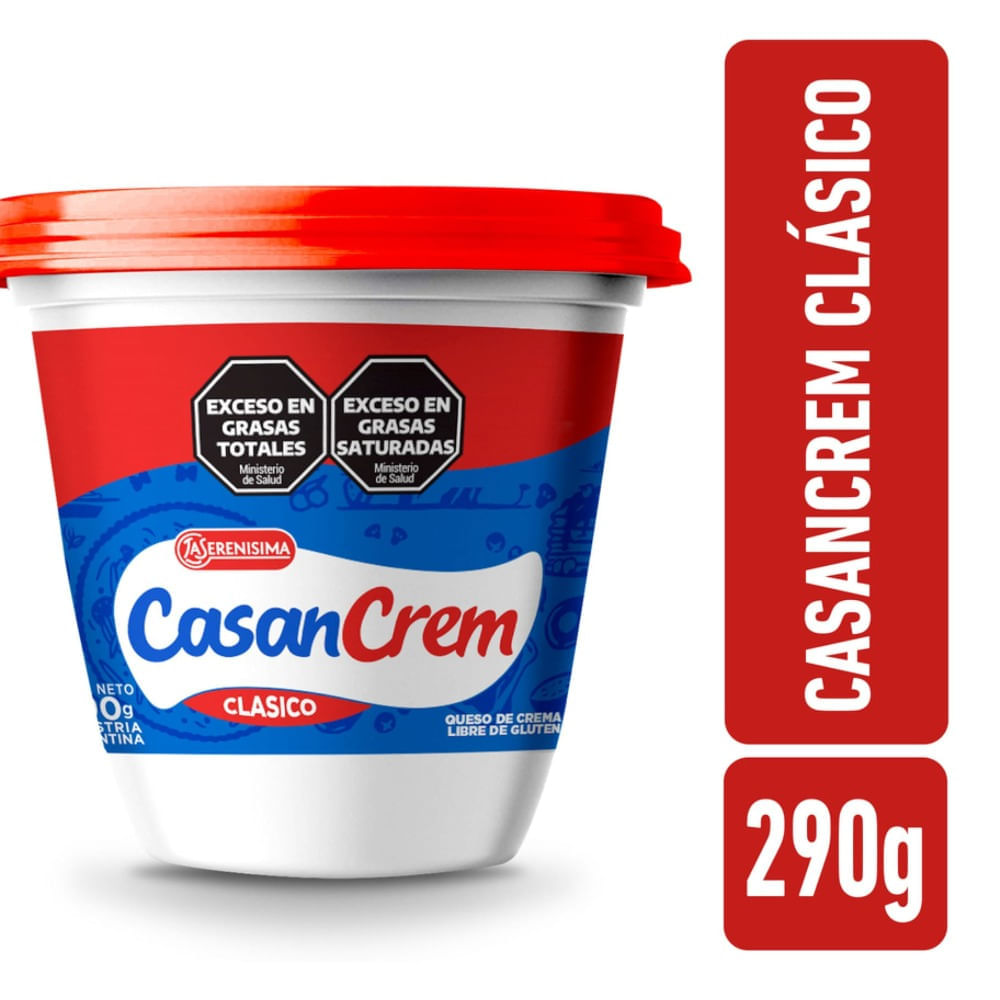 Queso Crema Casancrem Clásico 290 G