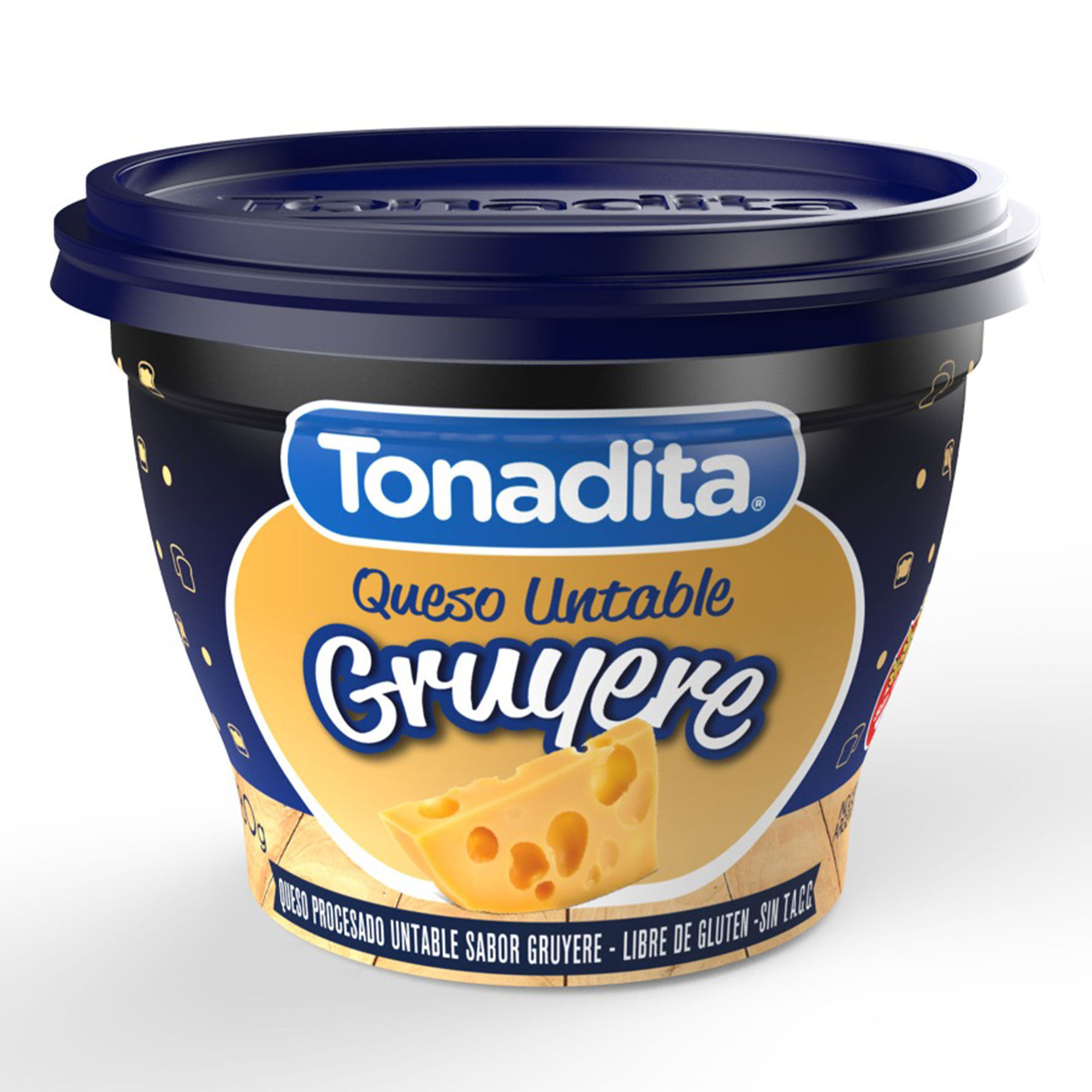 Queso Untable Tonadita Gruyere 180 G