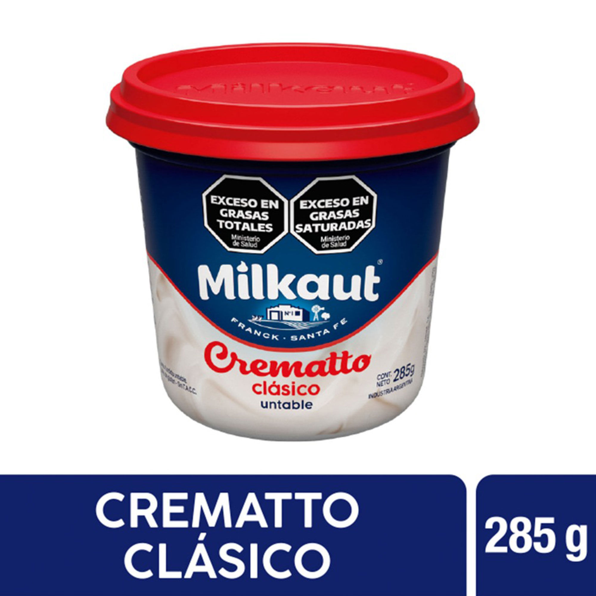 Queso Untable Milkaut Crematto Clásico 285 G