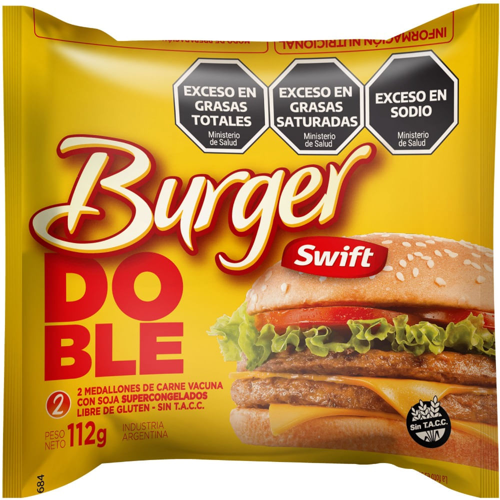 Medallones Swift Doble De Carne 112g 2u