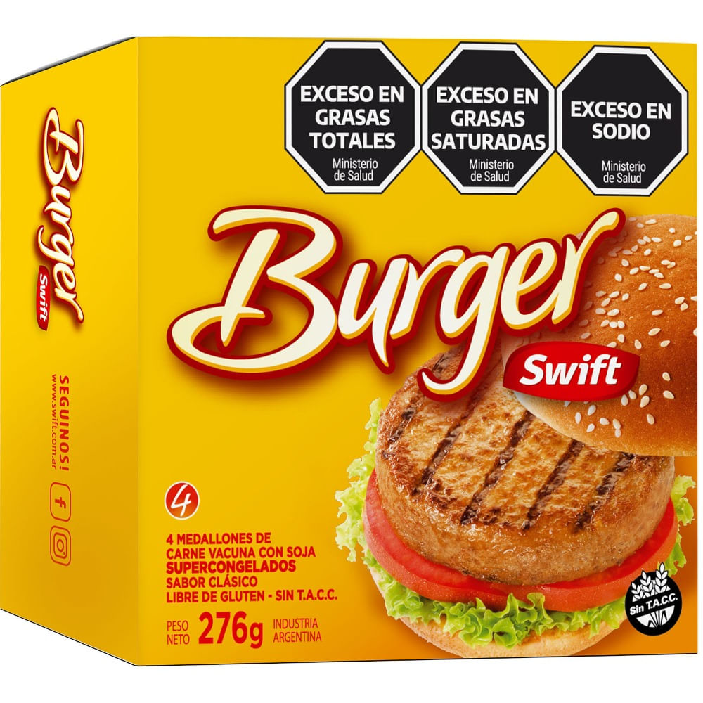 Medallones Swift De Carne 276g 4u