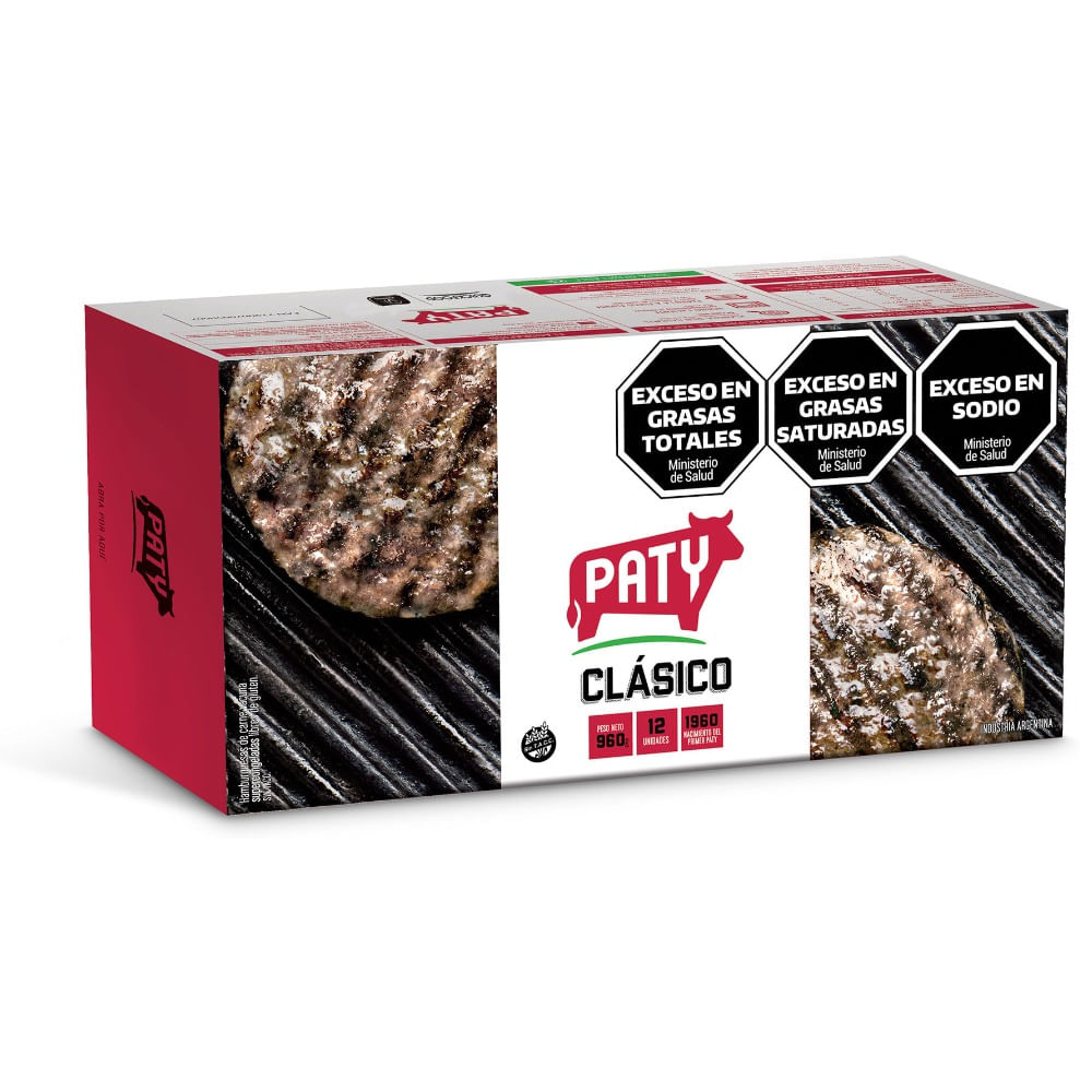 Hamburguesas Paty 960 G 12u
